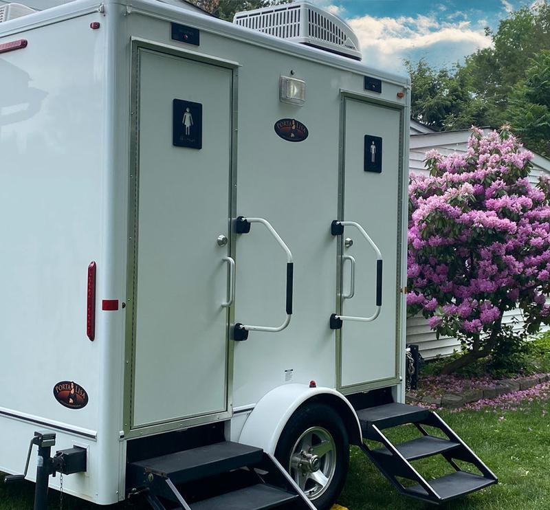 Small Restroom Rental For a Wedding