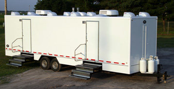 Largest Temporary Bathroom Trailer and PortaPotty Rental Company.