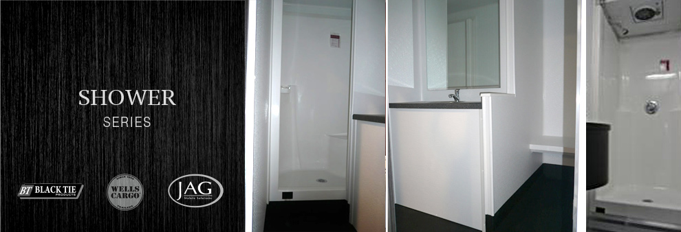 Long Term Restroom Trailer Rentals with Shower Stall in Maple shade Twp, New Jersey.