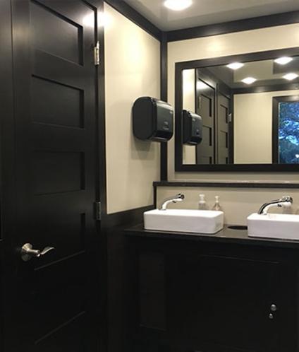 Elegant, Luxury Restroom Trailer Rentals & Shower Rentals