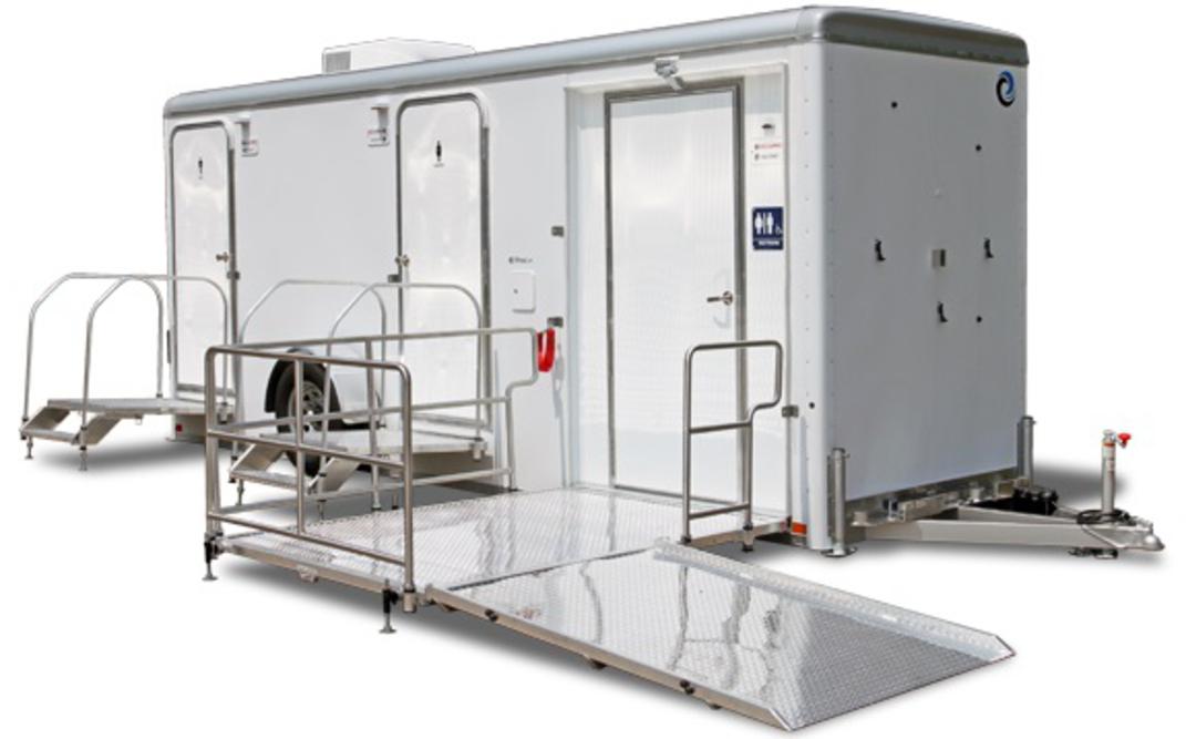 ADA Compliant Handicapped Bathroom & Shower Trailer Rentals for Large Events and Weddings in the state of Connecticut (CT).