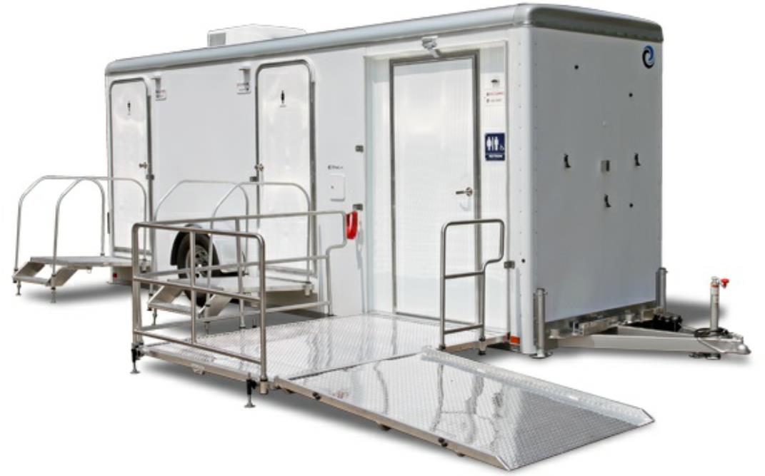 ADA Compliant Handicapped Bathroom & Shower Trailer Rentals for Large Events and Weddings in the state of New York (NY).