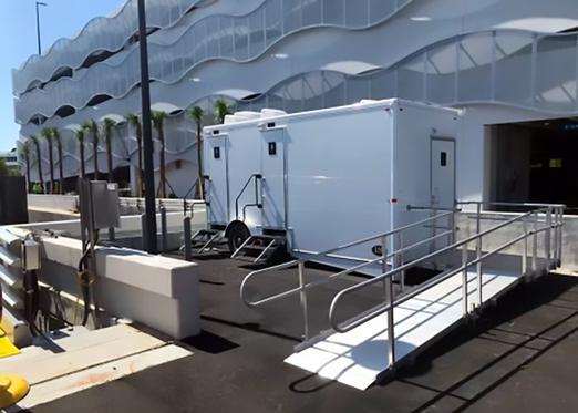 ADA Handicapped Bathroom Trailer Rentals in Virginia